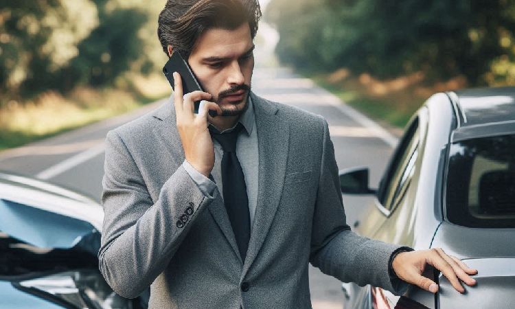 تماس بعد از تصادف